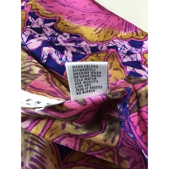 Vintage 80’s Restless Clothiers Silk Longline, Jacket, Blazer, size M - Picture 7 of 7